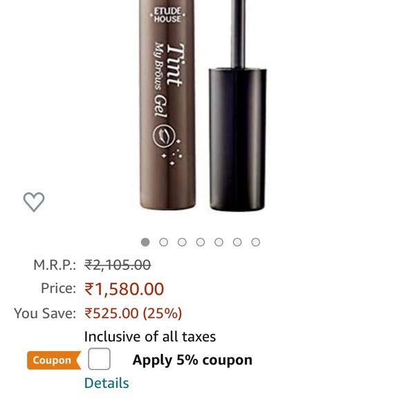 🌎Etude House - Eyebrows Gel. Colour -Brown - Picture 5 of 11